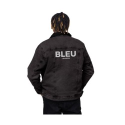 BLEU LONDON SHERPA DENIM JACKET